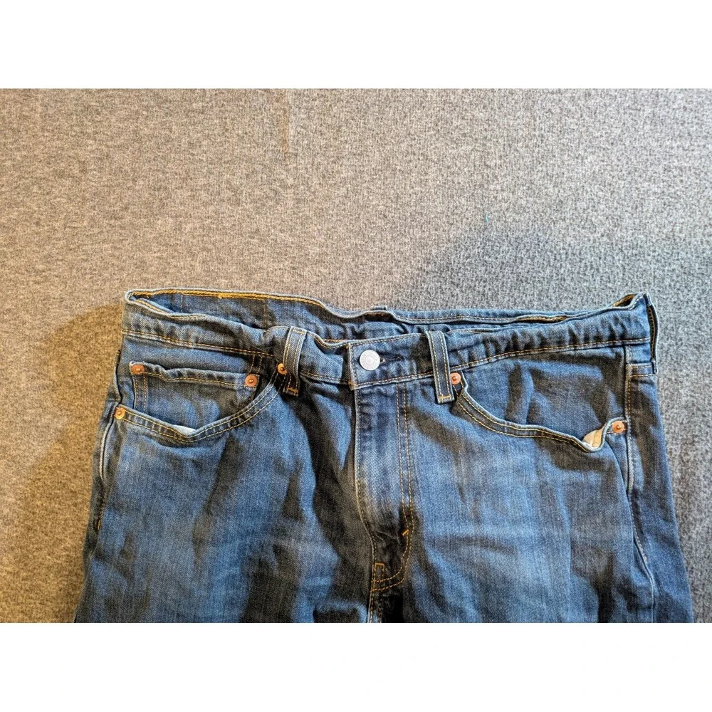Levis Jeans Mens 511 34x32 Blue‎ Slim Fit Stretch Denim Premium Mid Rise